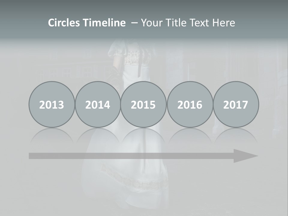 Twilight Lady Nightlife PowerPoint Template