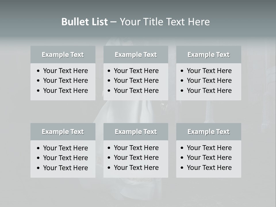 Twilight Lady Nightlife PowerPoint Template
