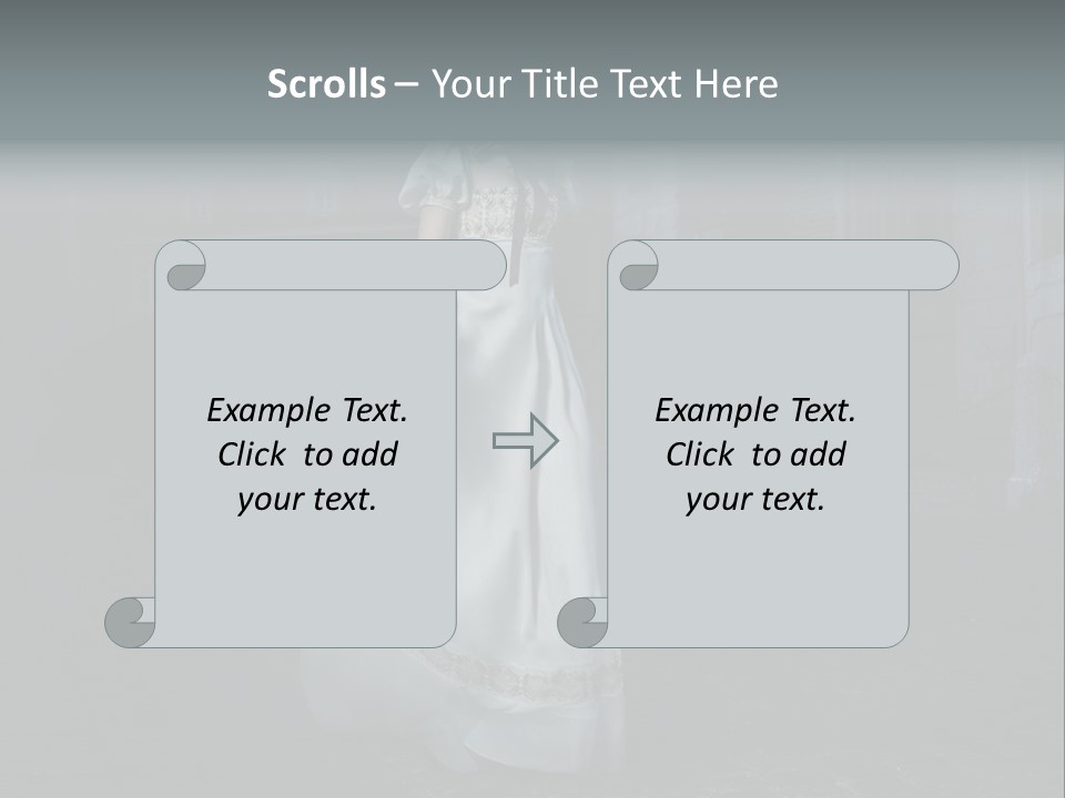 Twilight Lady Nightlife PowerPoint Template