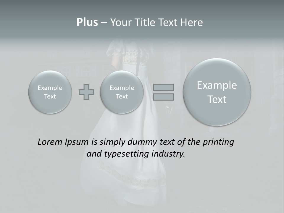 Twilight Lady Nightlife PowerPoint Template