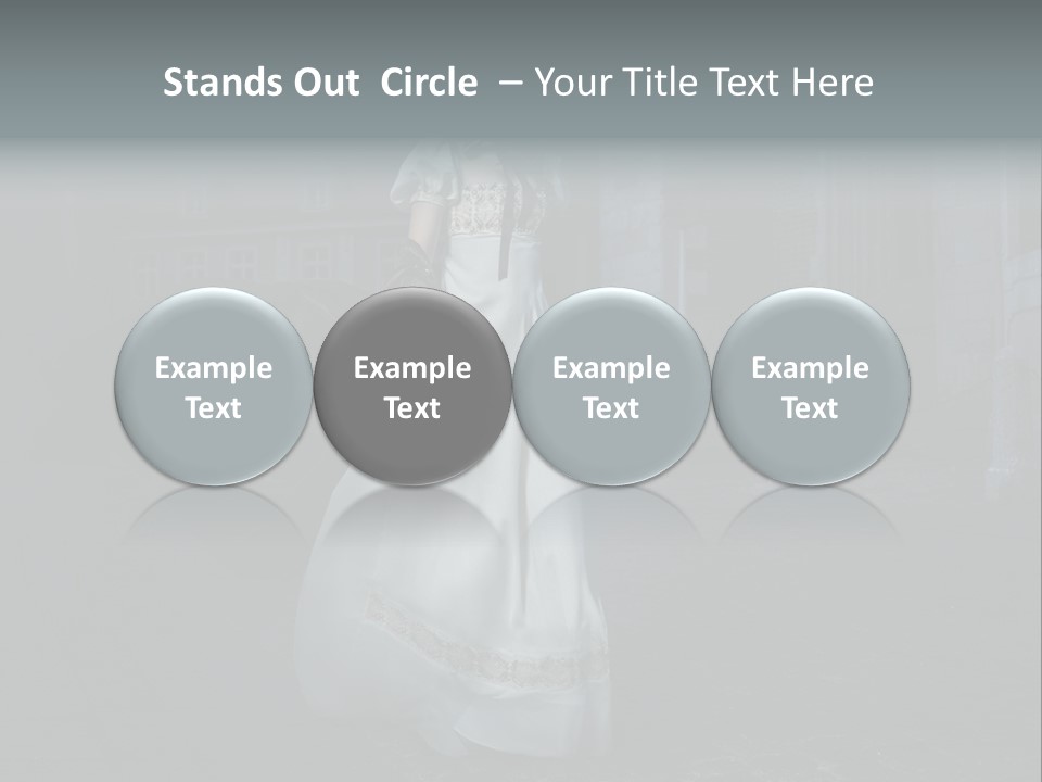 Twilight Lady Nightlife PowerPoint Template