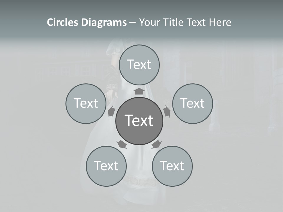 Twilight Lady Nightlife PowerPoint Template