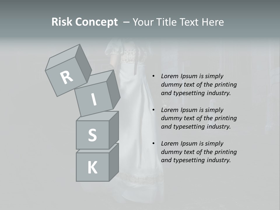 Twilight Lady Nightlife PowerPoint Template