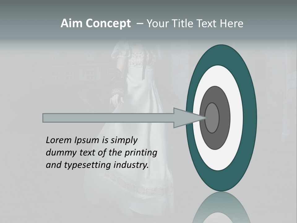 Twilight Lady Nightlife PowerPoint Template