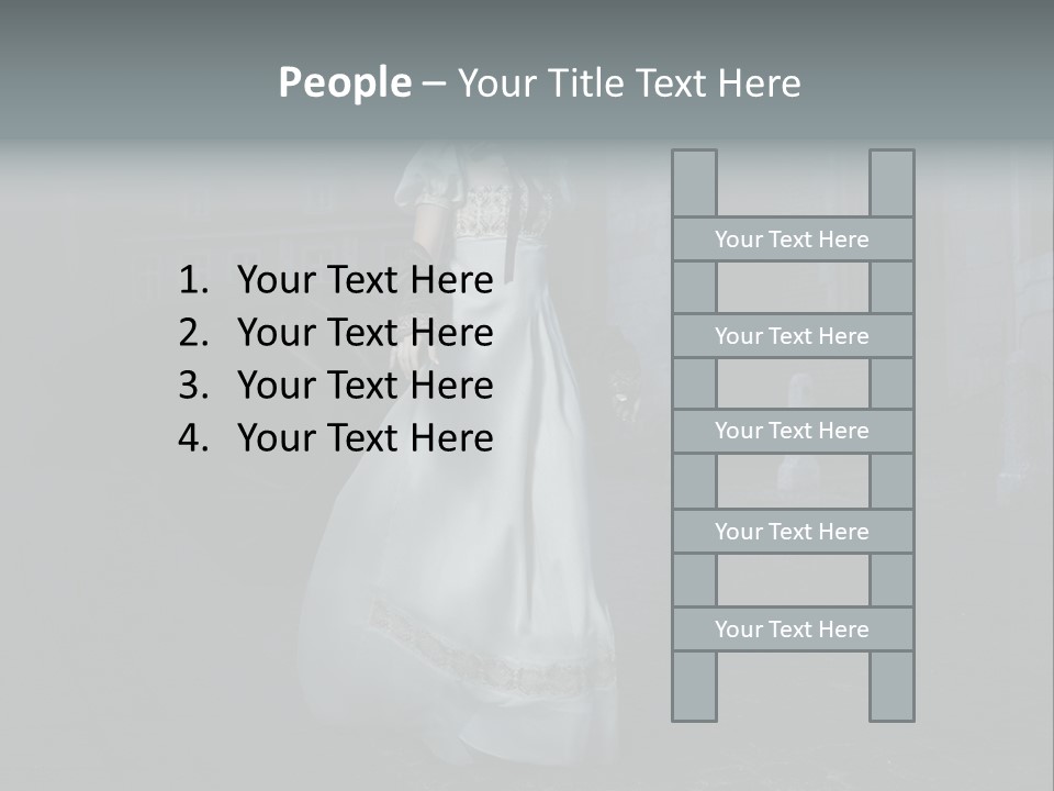 Twilight Lady Nightlife PowerPoint Template