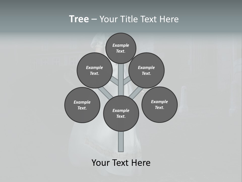 Twilight Lady Nightlife PowerPoint Template