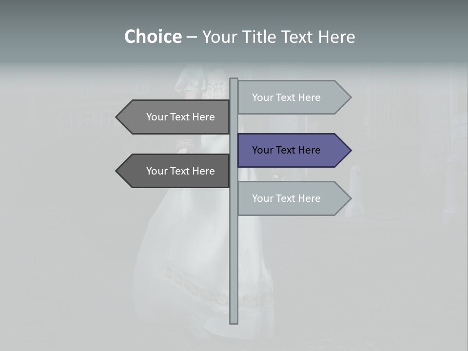 Twilight Lady Nightlife PowerPoint Template