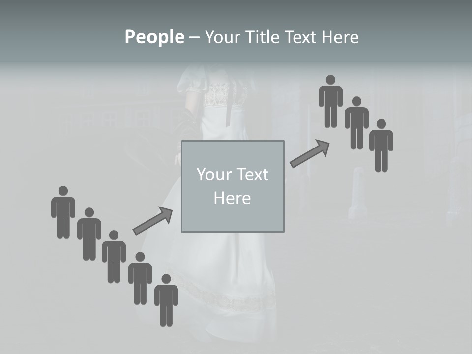 Twilight Lady Nightlife PowerPoint Template