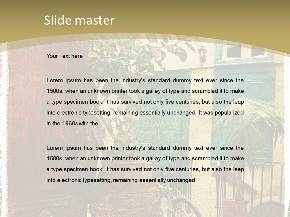 Artistic Grunge Ancient PowerPoint Template