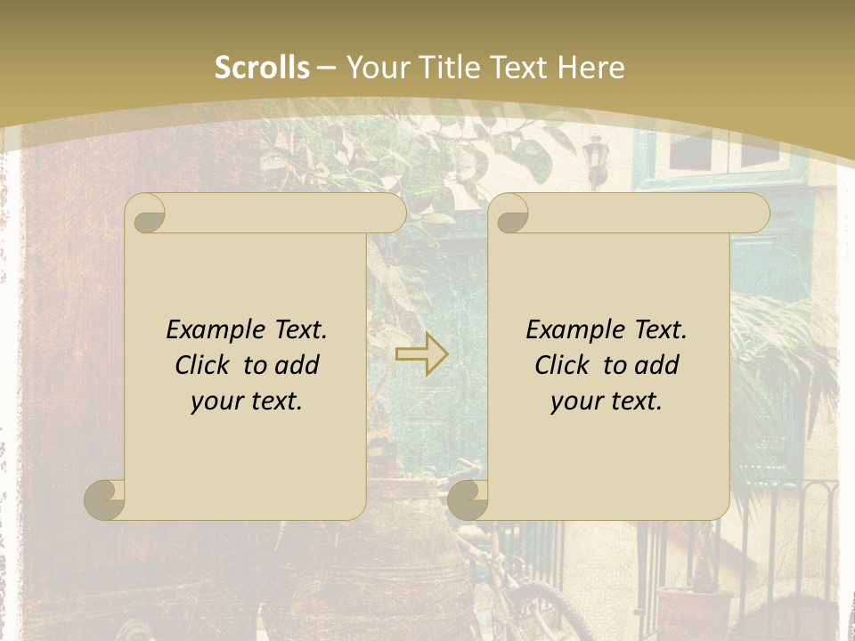 Artistic Grunge Ancient PowerPoint Template