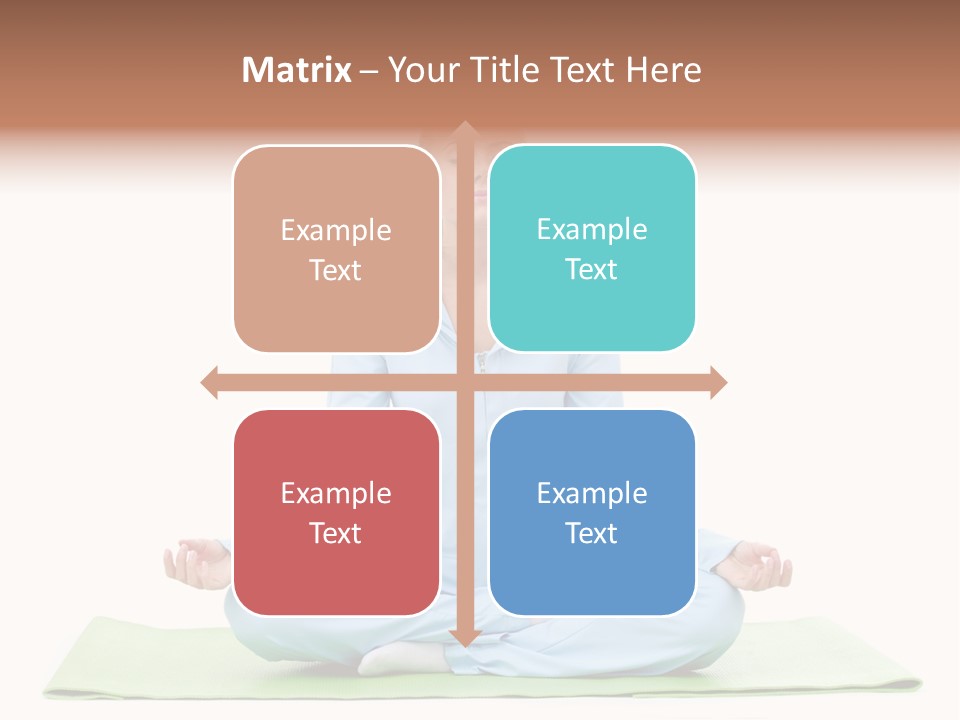 Relax Posing Leisure PowerPoint Template
