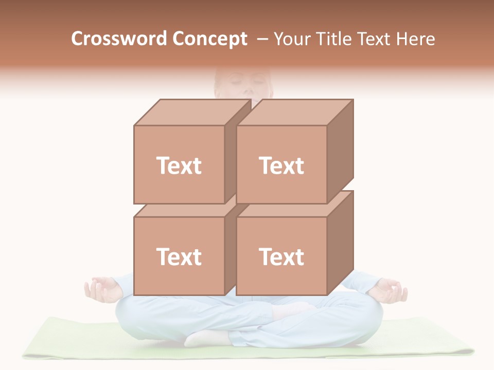 Relax Posing Leisure PowerPoint Template