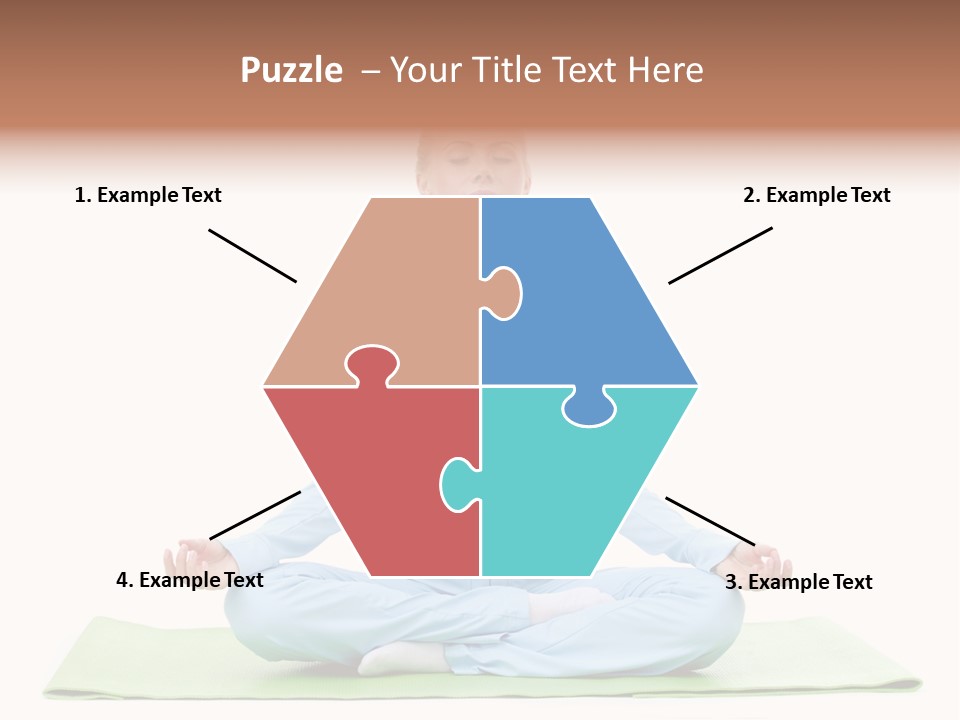 Relax Posing Leisure PowerPoint Template