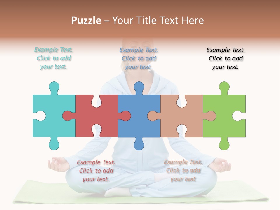 Relax Posing Leisure PowerPoint Template