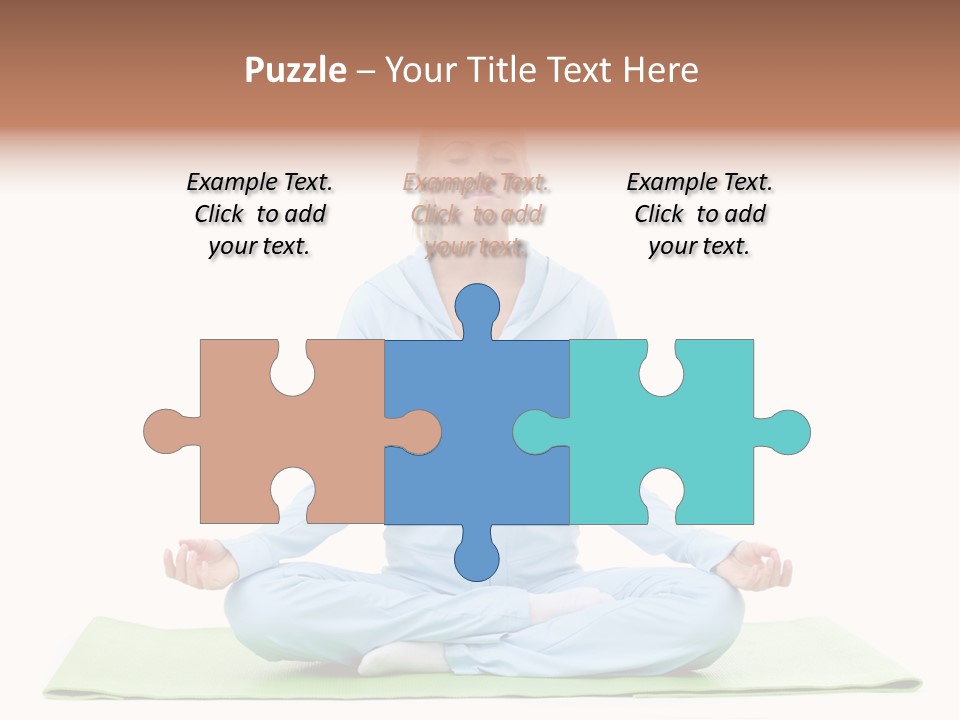 Relax Posing Leisure PowerPoint Template