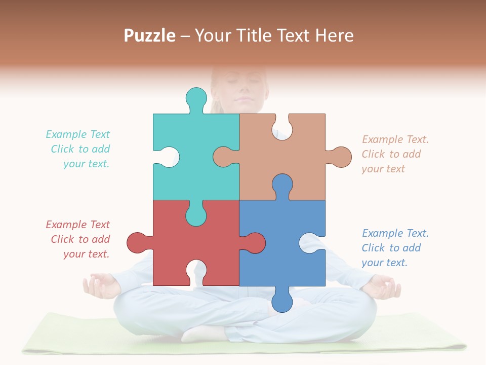 Relax Posing Leisure PowerPoint Template