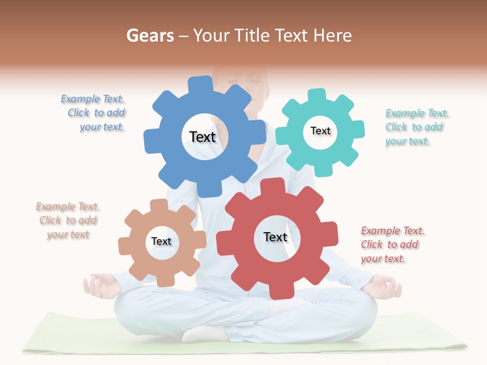 Relax Posing Leisure PowerPoint Template