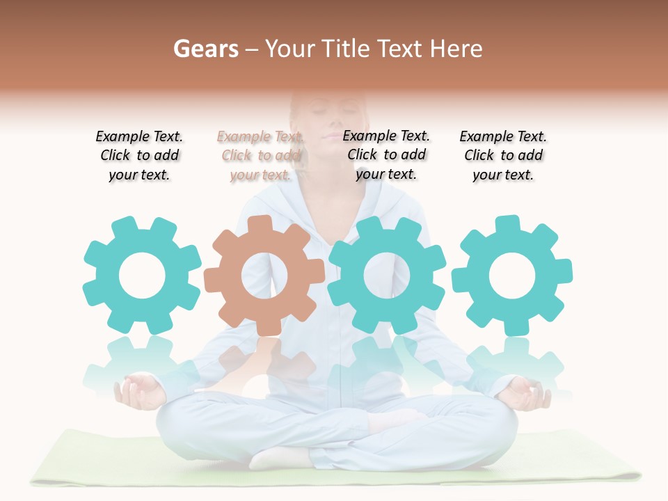 Relax Posing Leisure PowerPoint Template