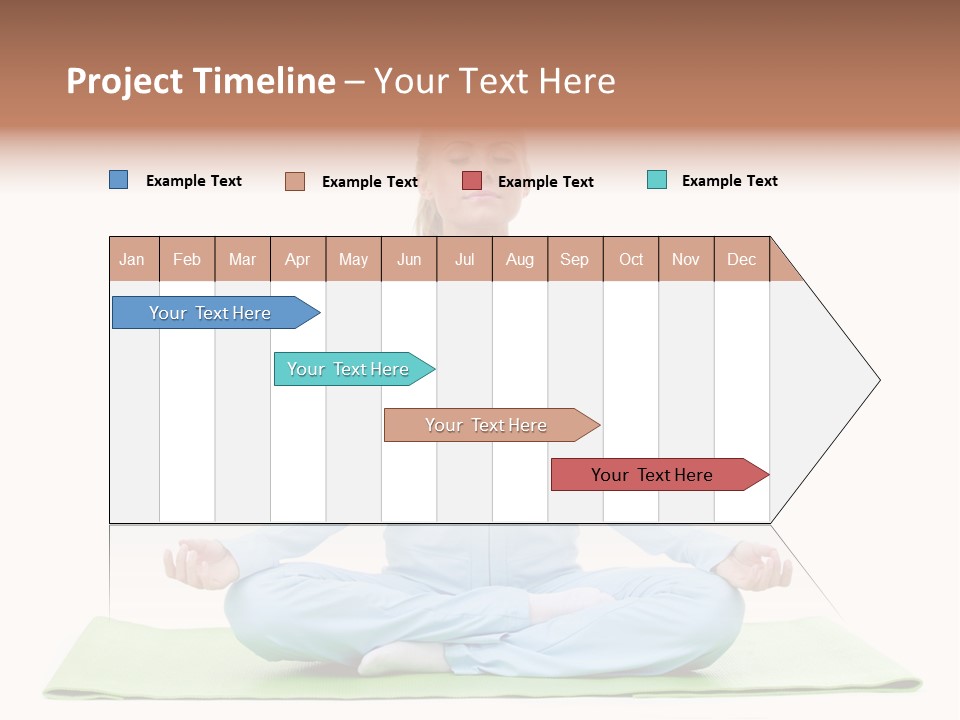 Relax Posing Leisure PowerPoint Template