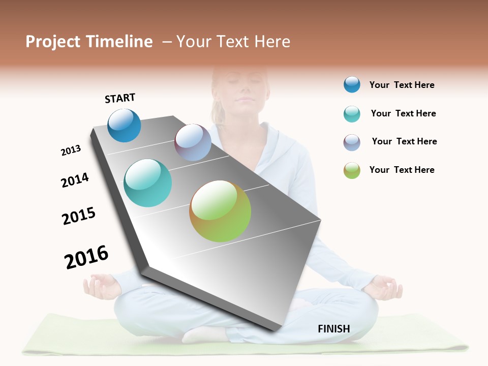 Relax Posing Leisure PowerPoint Template