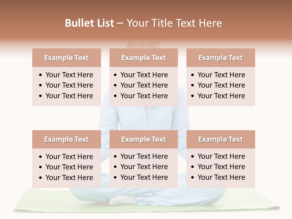 Relax Posing Leisure PowerPoint Template