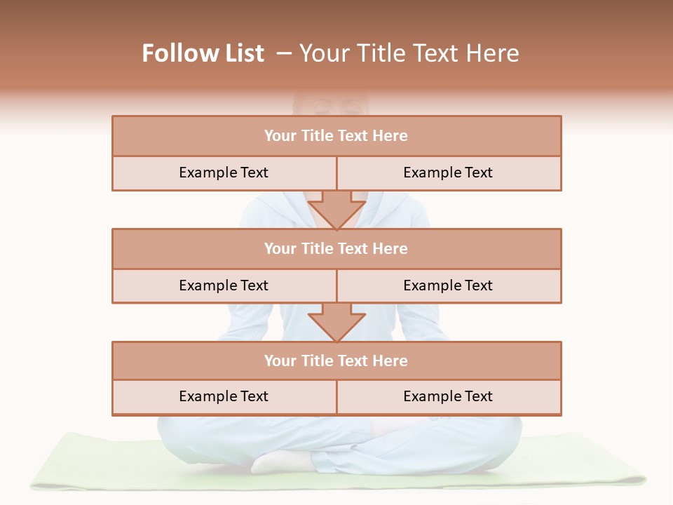 Relax Posing Leisure PowerPoint Template