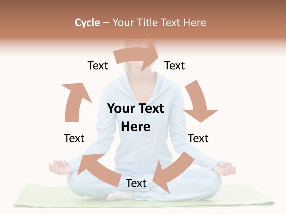 Relax Posing Leisure PowerPoint Template