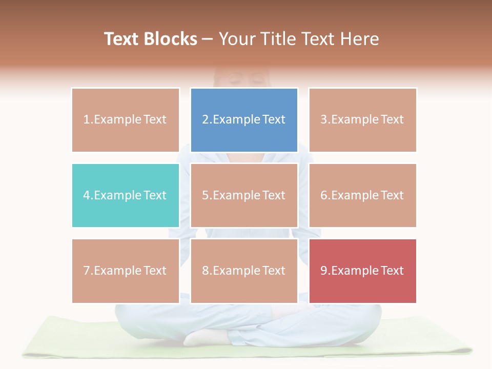 Relax Posing Leisure PowerPoint Template