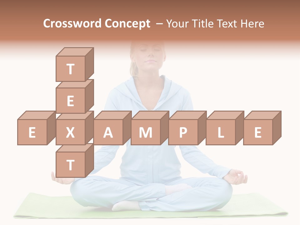 Relax Posing Leisure PowerPoint Template