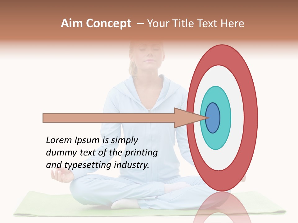 Relax Posing Leisure PowerPoint Template