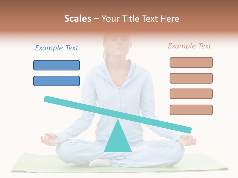 Relax Posing Leisure PowerPoint Template