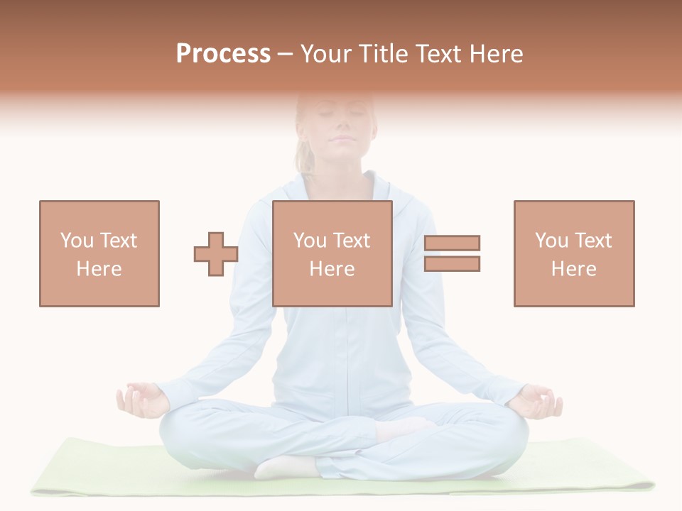 Relax Posing Leisure PowerPoint Template