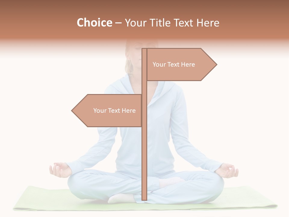 Relax Posing Leisure PowerPoint Template