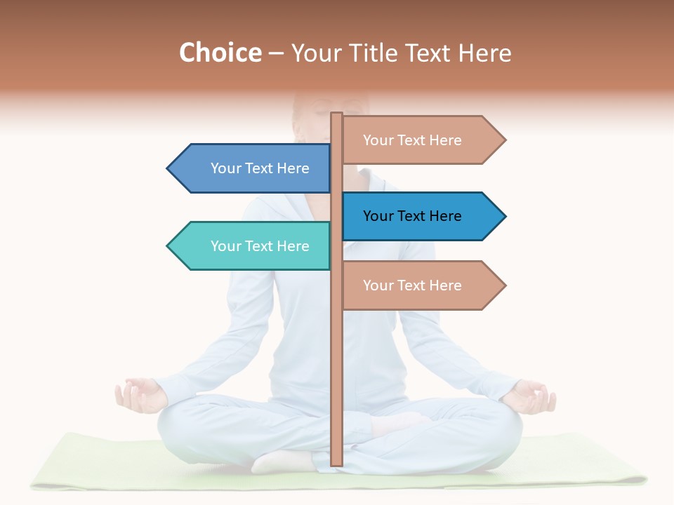 Relax Posing Leisure PowerPoint Template