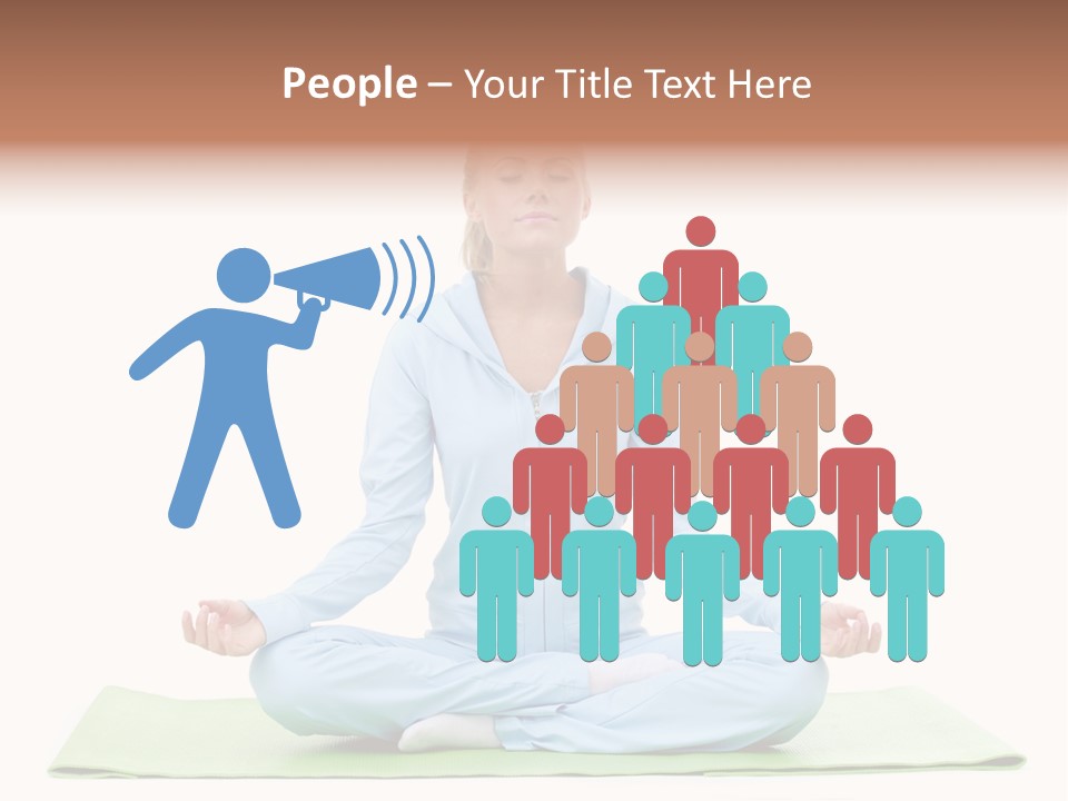 Relax Posing Leisure PowerPoint Template