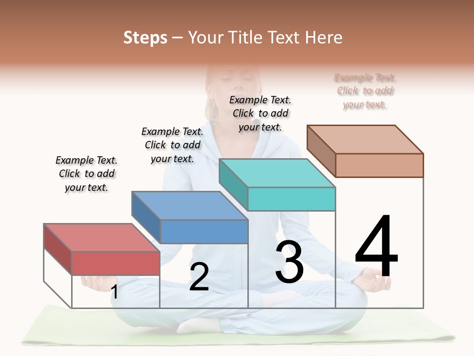 Relax Posing Leisure PowerPoint Template