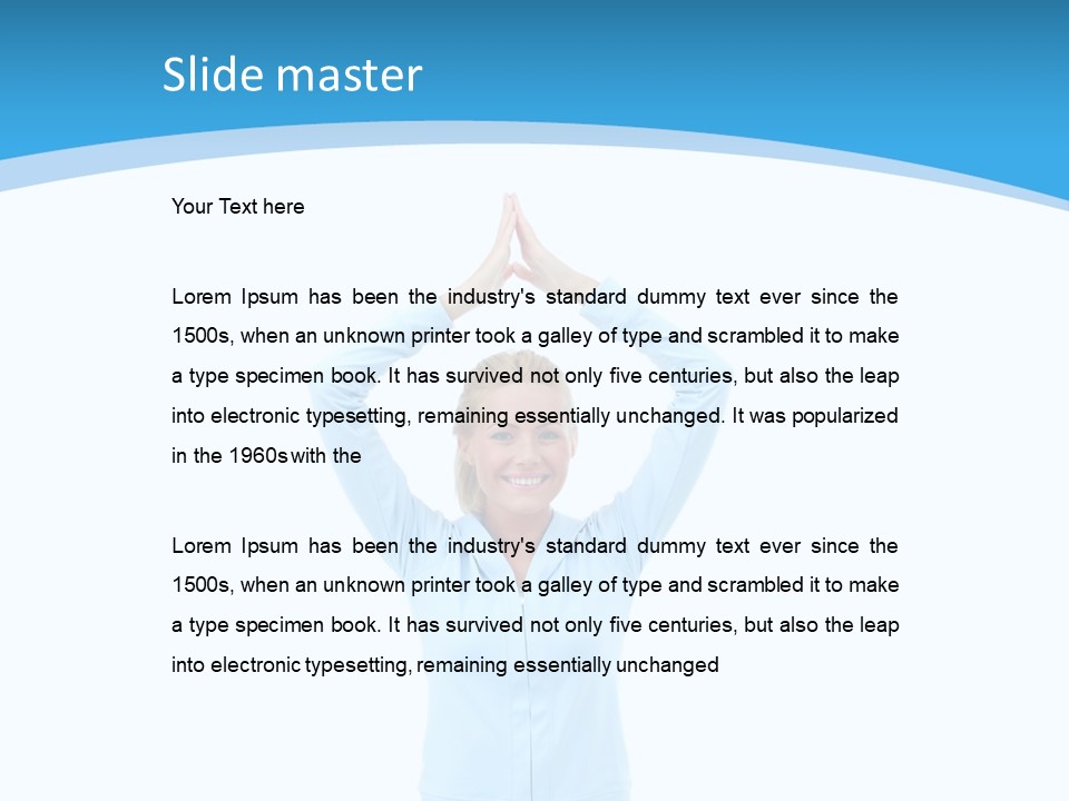 Pose Healthy Thai PowerPoint Template