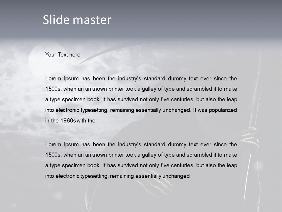 Writing Teamwork Chair PowerPoint Template