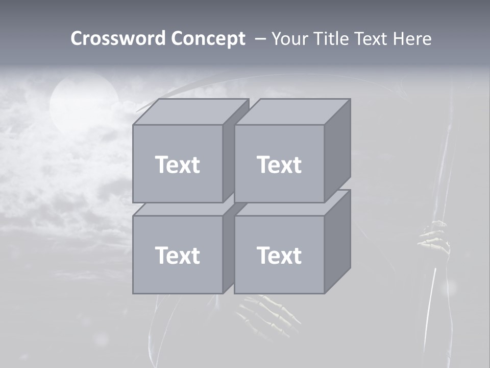 Writing Teamwork Chair PowerPoint Template