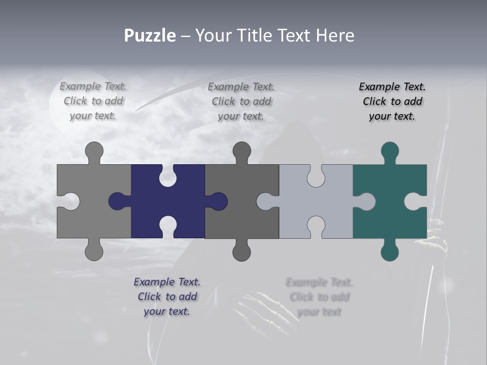 Writing Teamwork Chair PowerPoint Template