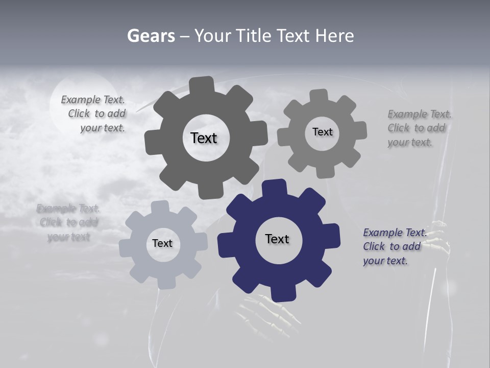 Writing Teamwork Chair PowerPoint Template