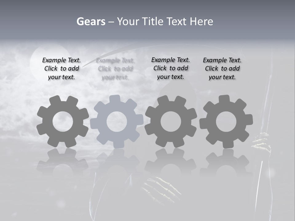 Writing Teamwork Chair PowerPoint Template