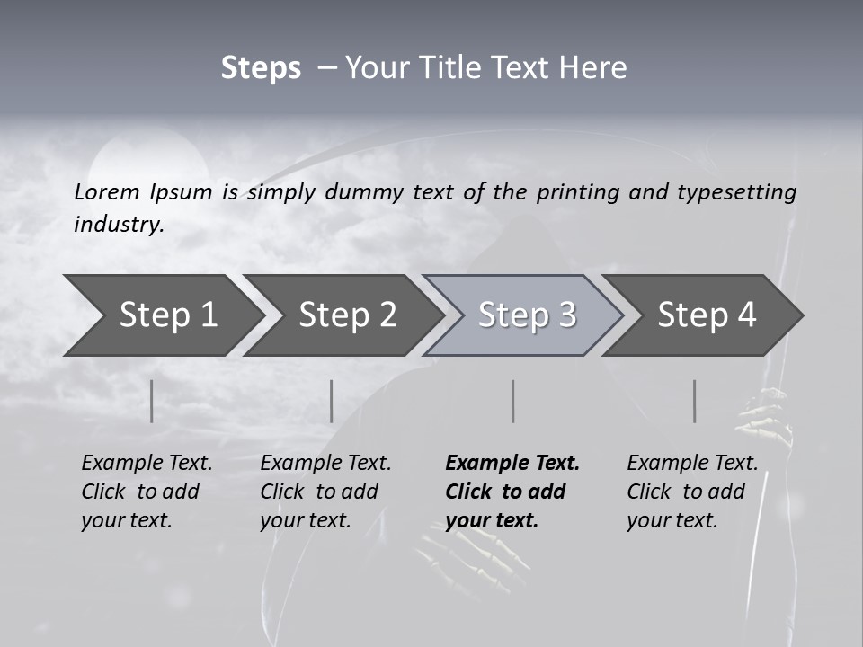 Writing Teamwork Chair PowerPoint Template