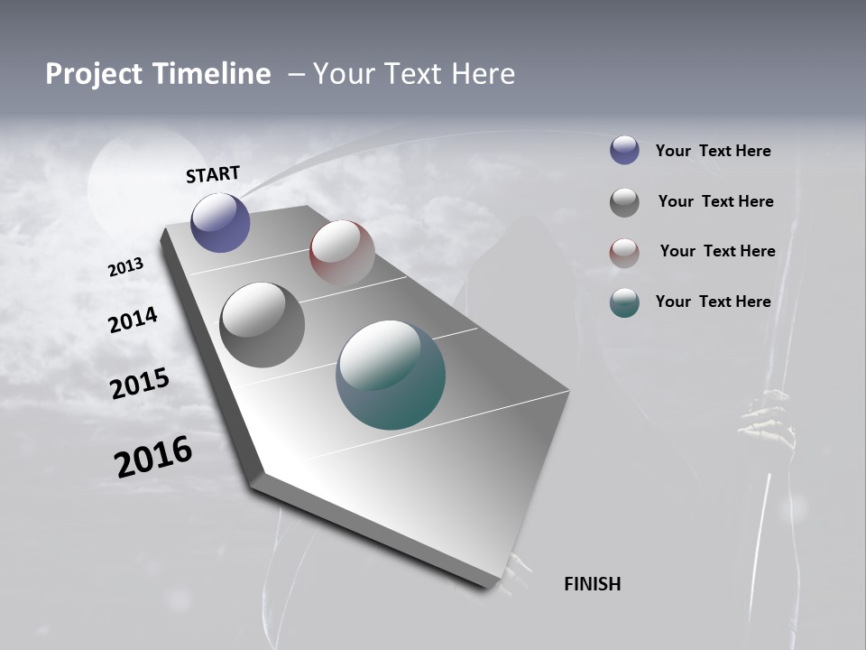 Writing Teamwork Chair PowerPoint Template