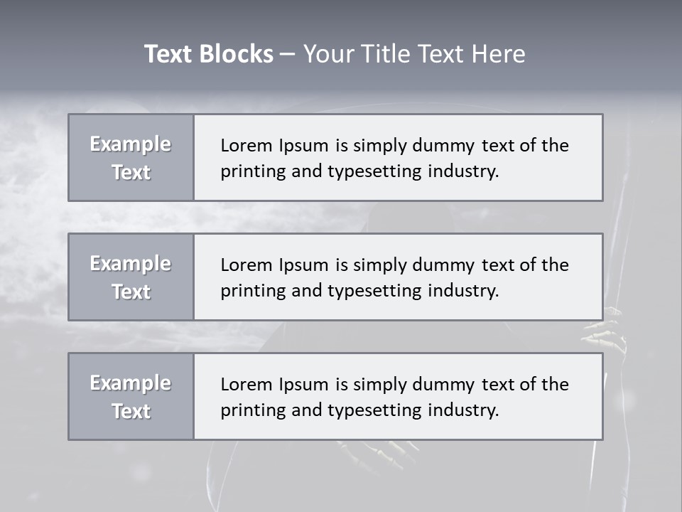 Writing Teamwork Chair PowerPoint Template