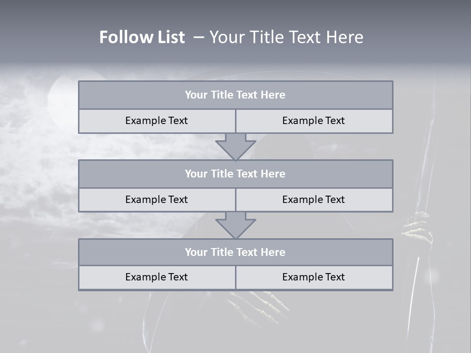 Writing Teamwork Chair PowerPoint Template