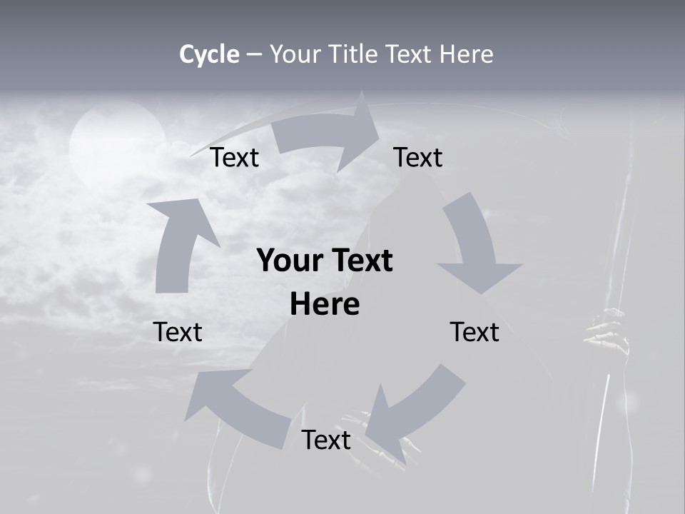 Writing Teamwork Chair PowerPoint Template