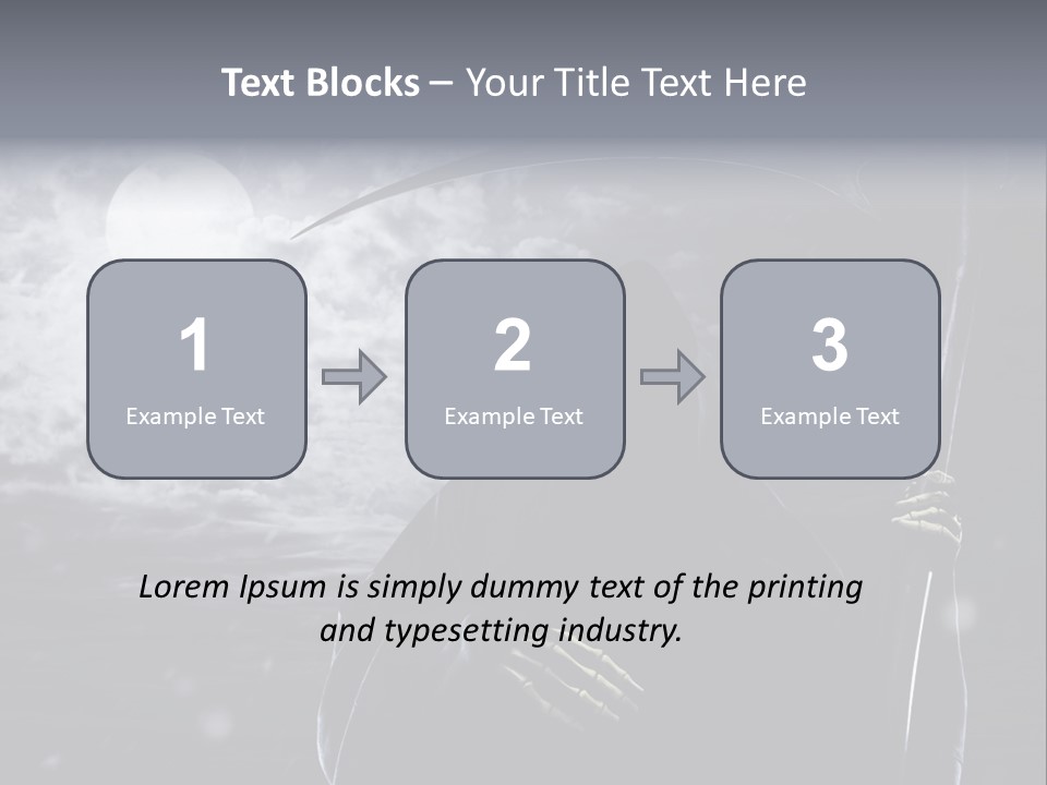 Writing Teamwork Chair PowerPoint Template