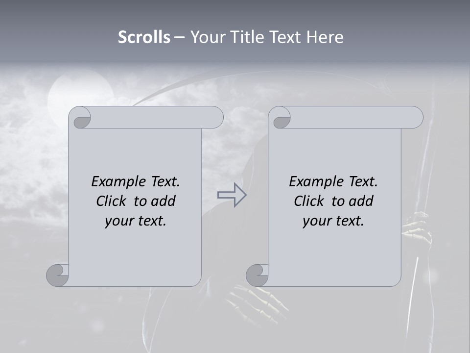 Writing Teamwork Chair PowerPoint Template