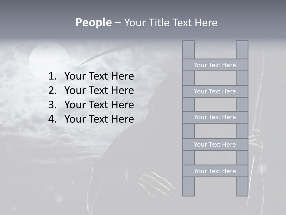 Writing Teamwork Chair PowerPoint Template